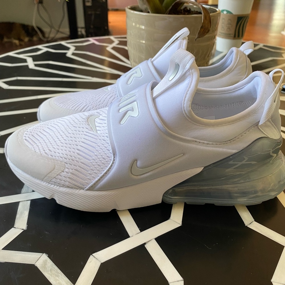 Nike Air Max 270 Extreme GS White Metallic Silver